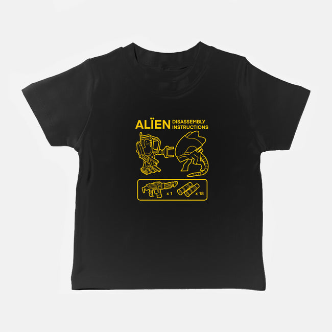 Alien Disassembly-Baby-Basic-Tee-Jorgetiradoart