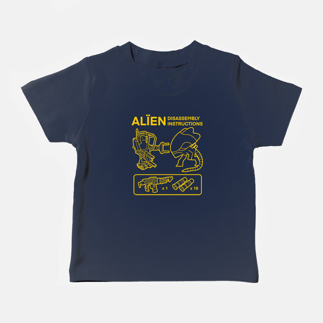 Alien Disassembly-Baby-Basic-Tee-Jorgetiradoart