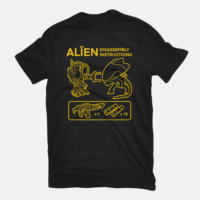 Alien Disassembly-Womens-Basic-Tee-Jorgetiradoart