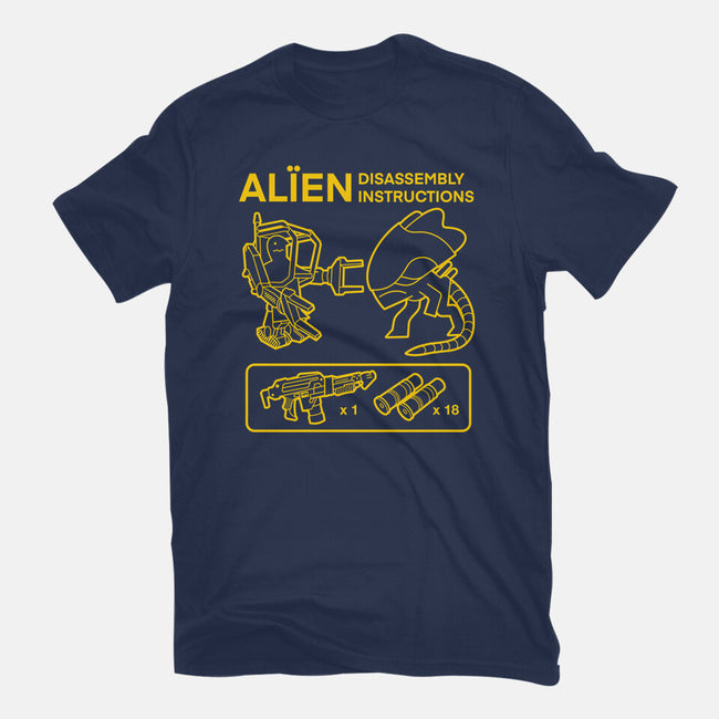 Alien Disassembly-Womens-Basic-Tee-Jorgetiradoart