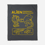 Alien Disassembly-None-Fleece-Blanket-Jorgetiradoart