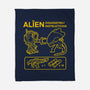 Alien Disassembly-None-Fleece-Blanket-Jorgetiradoart