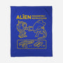 Alien Disassembly-None-Fleece-Blanket-Jorgetiradoart