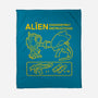 Alien Disassembly-None-Fleece-Blanket-Jorgetiradoart