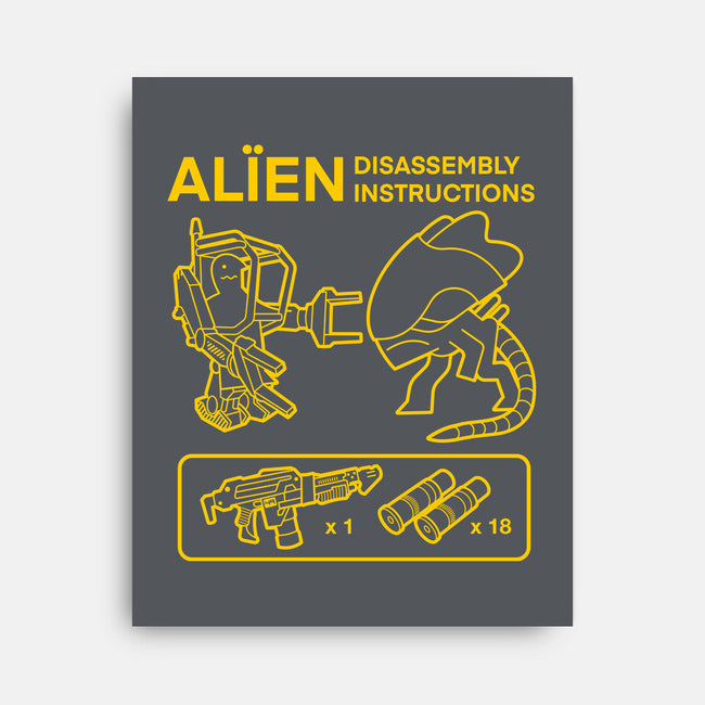 Alien Disassembly-None-Stretched-Canvas-Jorgetiradoart