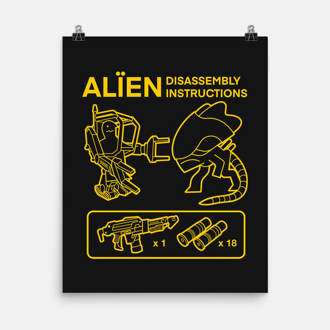 Alien Disassembly-None-Matte-Poster-Jorgetiradoart