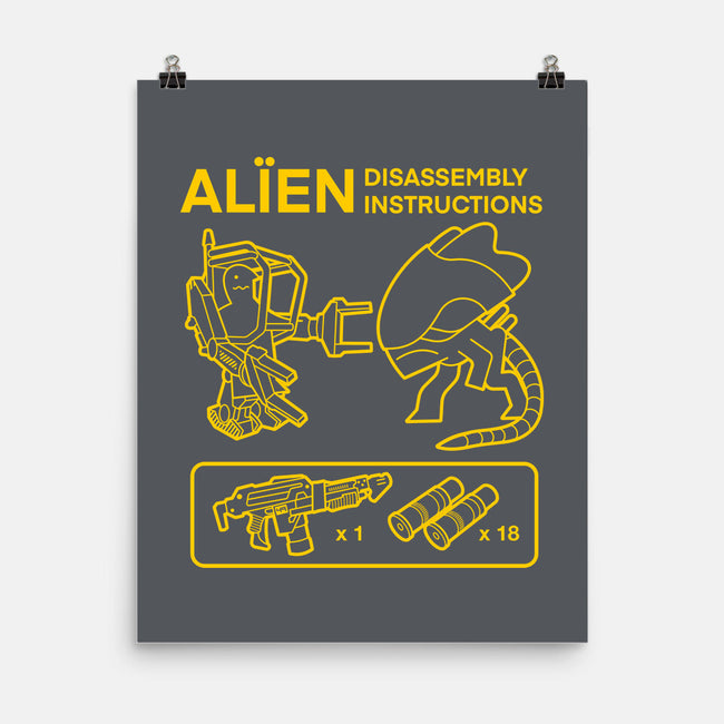 Alien Disassembly-None-Matte-Poster-Jorgetiradoart