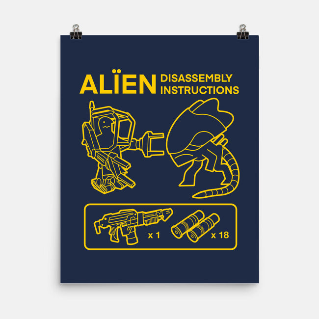 Alien Disassembly-None-Matte-Poster-Jorgetiradoart