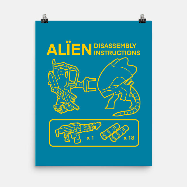 Alien Disassembly-None-Matte-Poster-Jorgetiradoart