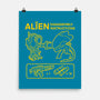Alien Disassembly-None-Matte-Poster-Jorgetiradoart