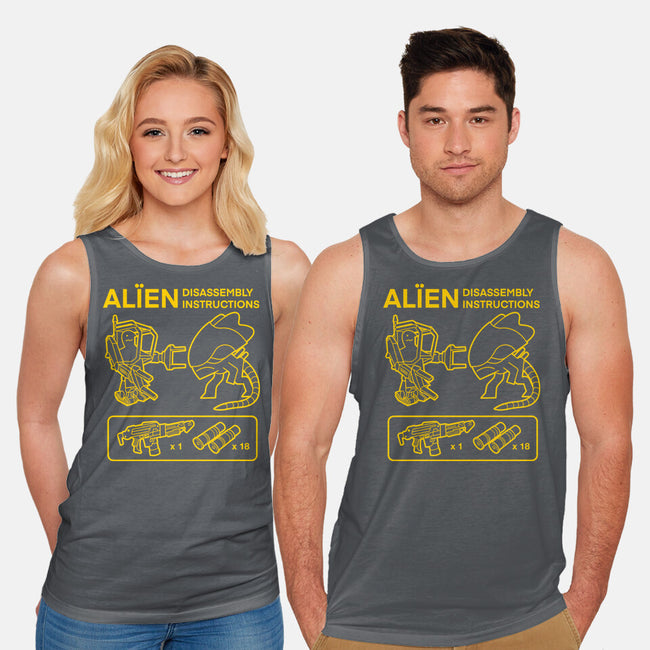 Alien Disassembly-Unisex-Basic-Tank-Jorgetiradoart