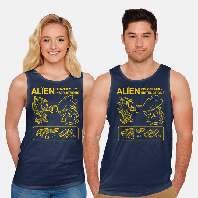 Alien Disassembly-Unisex-Basic-Tank-Jorgetiradoart