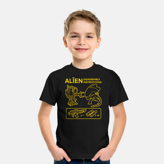 Alien Disassembly-Youth-Basic-Tee-Jorgetiradoart