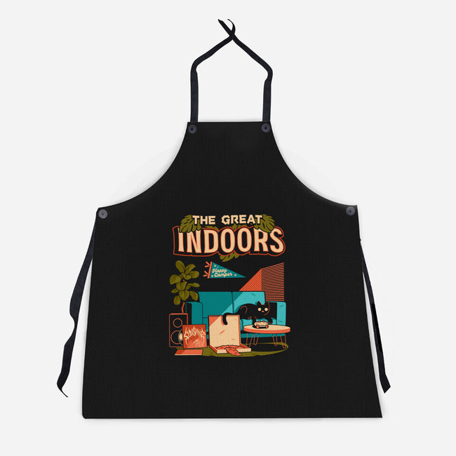 The Great Indoors-Unisex-Kitchen-Apron-Jorgetiradoart