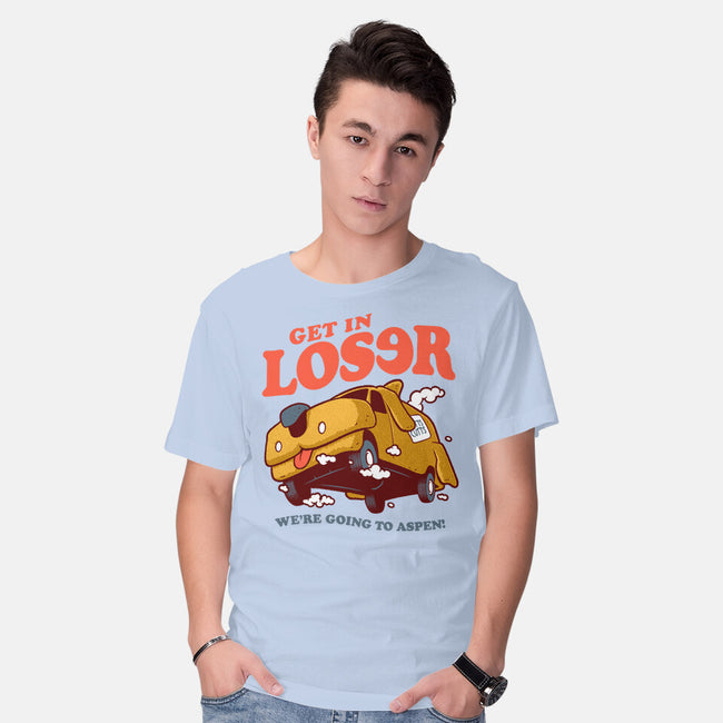 Get In Loser We're Going To Aspen-Mens-Basic-Tee-Jorgetiradoart