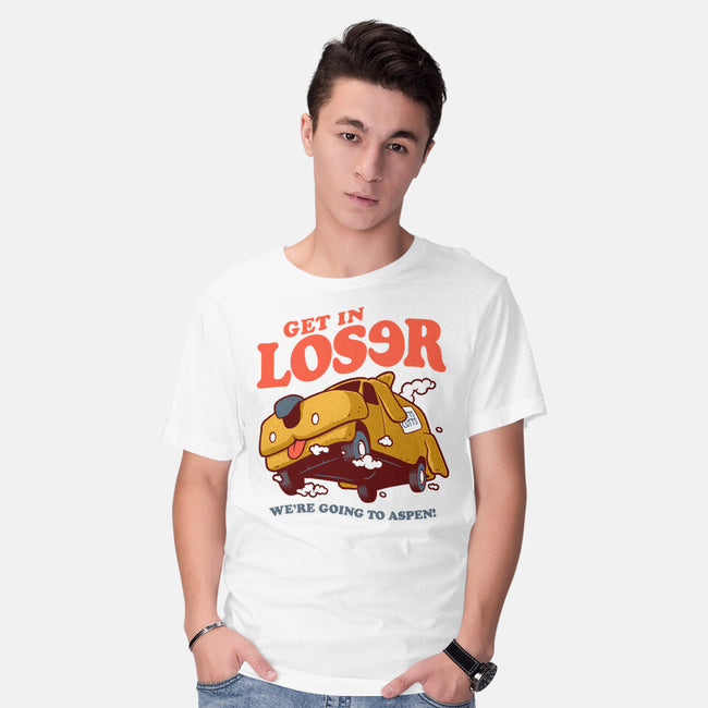 Get In Loser We're Going To Aspen-Mens-Basic-Tee-Jorgetiradoart