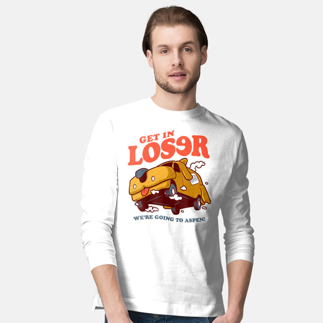 Get In Loser We're Going To Aspen-Mens-Long Sleeved-Tee-Jorgetiradoart