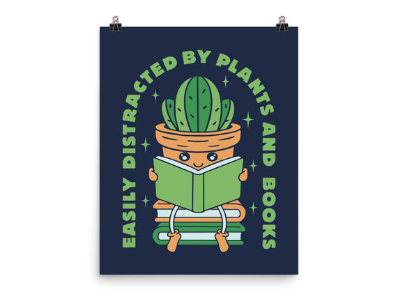 Easily Distracted By Plants And Books