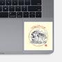 Aloha And Cosmo Sumi-E-None-Glossy-Sticker-Astrobot Invention