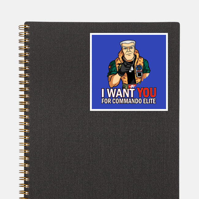 I Want You For Commando Elite-None-Glossy-Sticker-jasesa