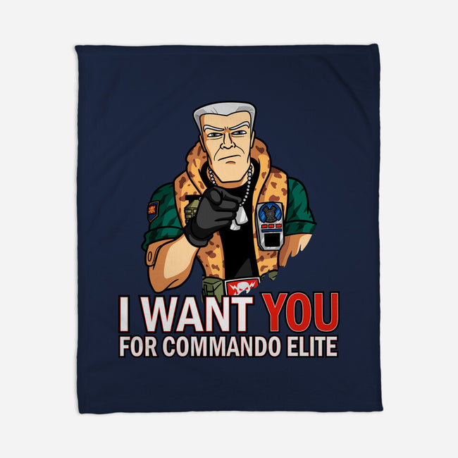 I Want You For Commando Elite-None-Fleece-Blanket-jasesa