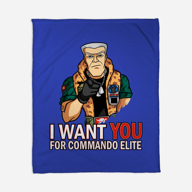 I Want You For Commando Elite-None-Fleece-Blanket-jasesa