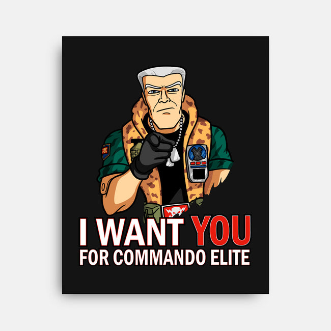 I Want You For Commando Elite-None-Stretched-Canvas-jasesa
