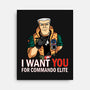 I Want You For Commando Elite-None-Stretched-Canvas-jasesa