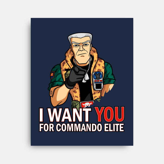 I Want You For Commando Elite-None-Stretched-Canvas-jasesa