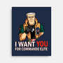 I Want You For Commando Elite-None-Stretched-Canvas-jasesa