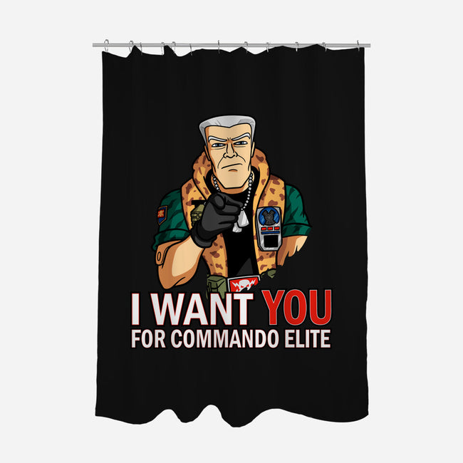 I Want You For Commando Elite-None-Polyester-Shower Curtain-jasesa
