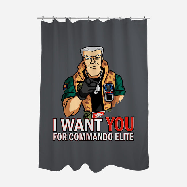 I Want You For Commando Elite-None-Polyester-Shower Curtain-jasesa