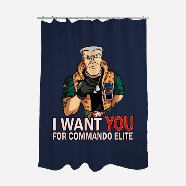 I Want You For Commando Elite-None-Polyester-Shower Curtain-jasesa