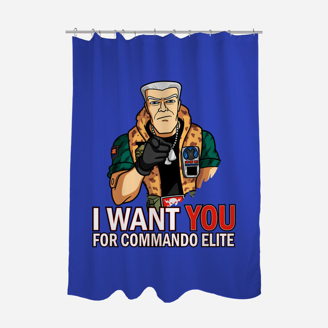 I Want You For Commando Elite-None-Polyester-Shower Curtain-jasesa