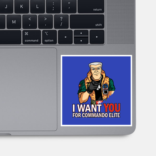 I Want You For Commando Elite-None-Glossy-Sticker-jasesa