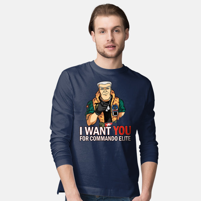 I Want You For Commando Elite-Mens-Long Sleeved-Tee-jasesa