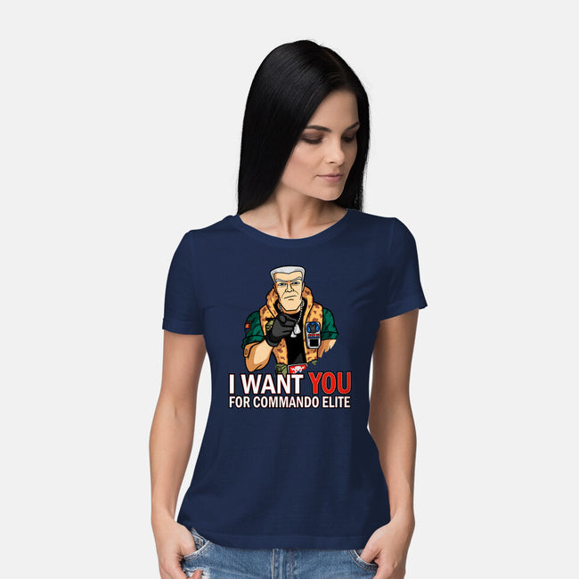 I Want You For Commando Elite-Womens-Basic-Tee-jasesa
