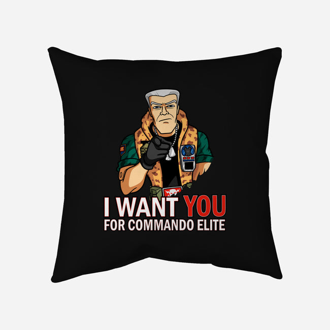 I Want You For Commando Elite-None-Removable Cover w Insert-Throw Pillow-jasesa