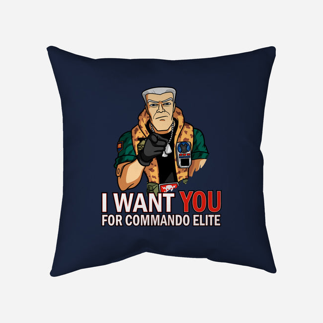 I Want You For Commando Elite-None-Removable Cover w Insert-Throw Pillow-jasesa