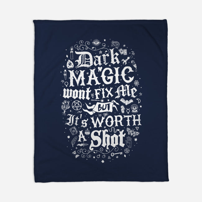 Dark Magic Won't Fix Me-None-Fleece-Blanket-Nemons