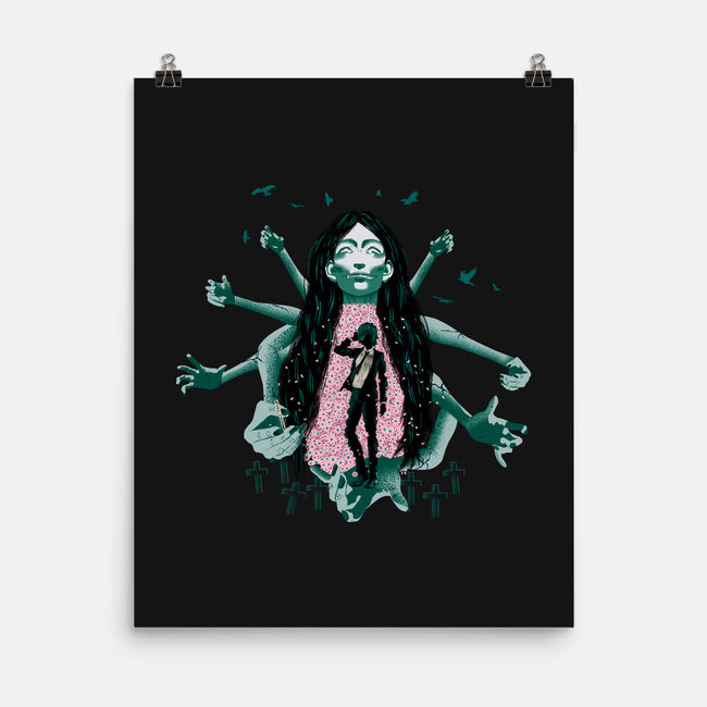 Himeno And Ghost Devil-None-Matte-Poster-Afire