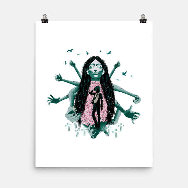 Himeno And Ghost Devil-None-Matte-Poster-Afire