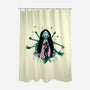 Himeno And Ghost Devil-None-Polyester-Shower Curtain-Afire