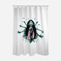 Himeno And Ghost Devil-None-Polyester-Shower Curtain-Afire