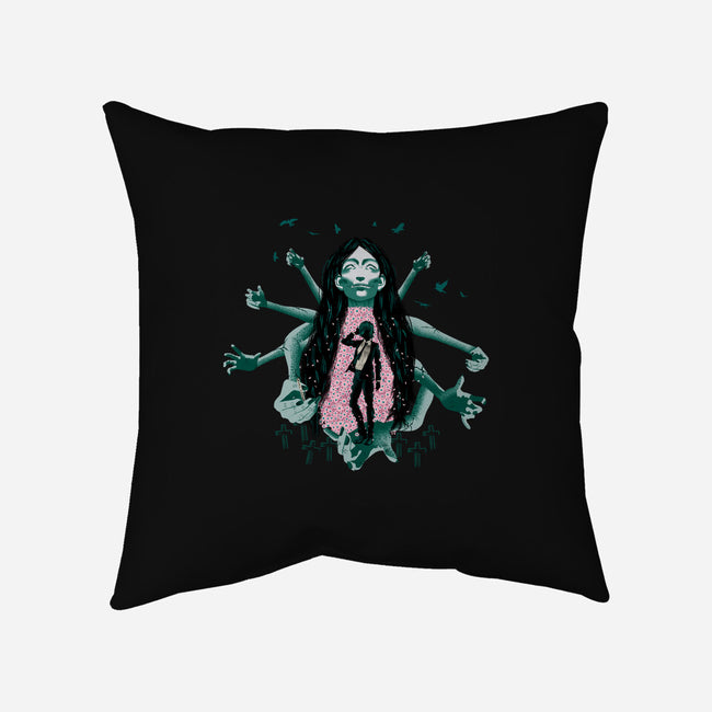 Himeno And Ghost Devil-None-Removable Cover w Insert-Throw Pillow-Afire