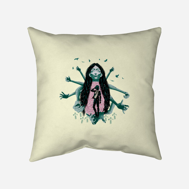 Himeno And Ghost Devil-None-Removable Cover w Insert-Throw Pillow-Afire