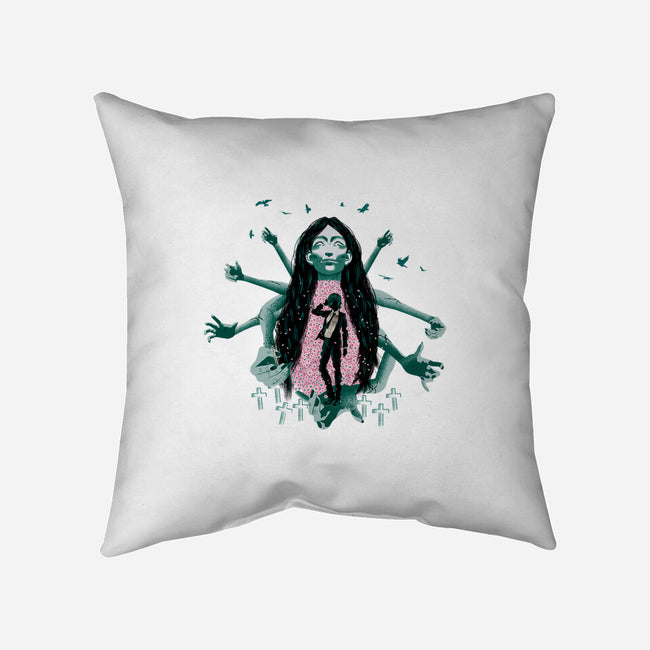 Himeno And Ghost Devil-None-Removable Cover w Insert-Throw Pillow-Afire