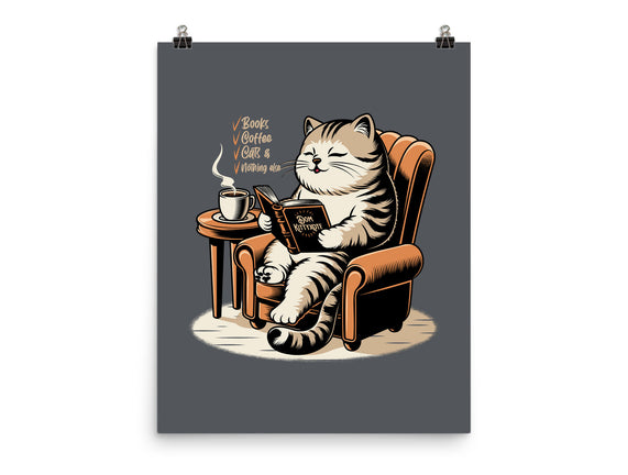 Books Coffee And Cats