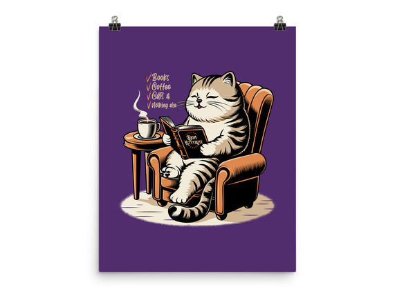 Books Coffee And Cats