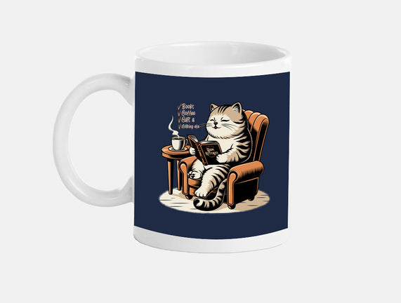 Books Coffee And Cats